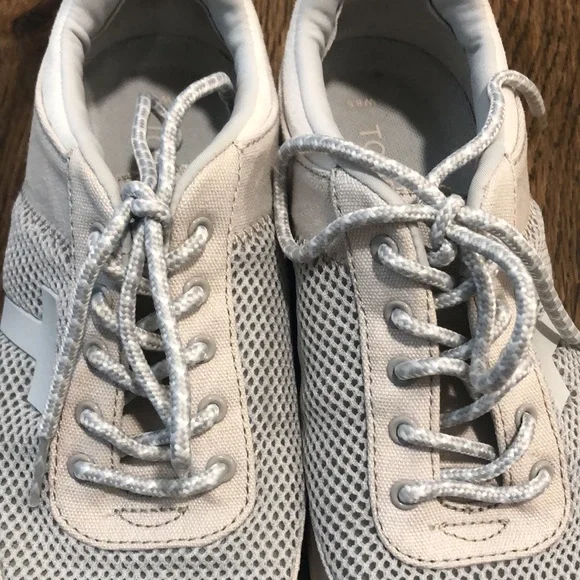 TOMS Women's Arroyo women sneakers gray and baby blue size 8.5 - Picture 9 of 11